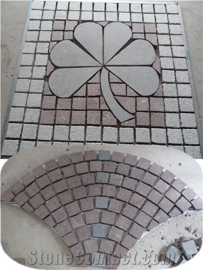 Red Granite Flamed Cobble Stone
