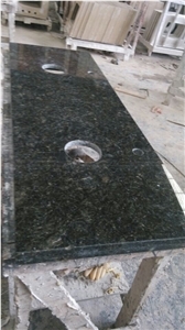 China Butterfly Green Granite Bathroom Countertops