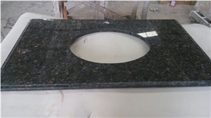 Tan Brown Granite Bathroom Vanity Top, Natural Brown Granite Bathroom Vanity Tops