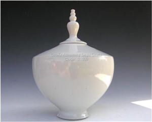 White Marble Cremation Urns