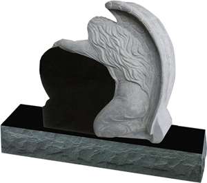 High Quality Gravestone in China Hebei Black Granite