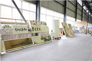 Art Work Paintings Nano Crystallized Glass Stone Walling Decoration Customized Design Large Slab