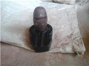 Banalinga Shivling Of Narmada River in India, Colored Banalinga Shivling Stone Artifacts & Handcrafts Banalinga Shivling Of Narmada River in India, Colored Banalinga Shivling Stone Artifacts & Handcrafts
