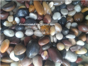 Pebble and Cobble Stone in River Stone