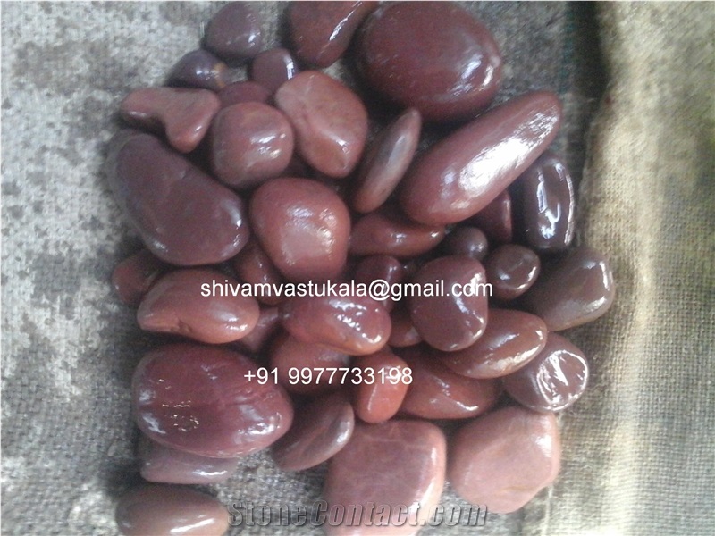 Red Pebble Stone, Pebble Stones Landscaping Stones