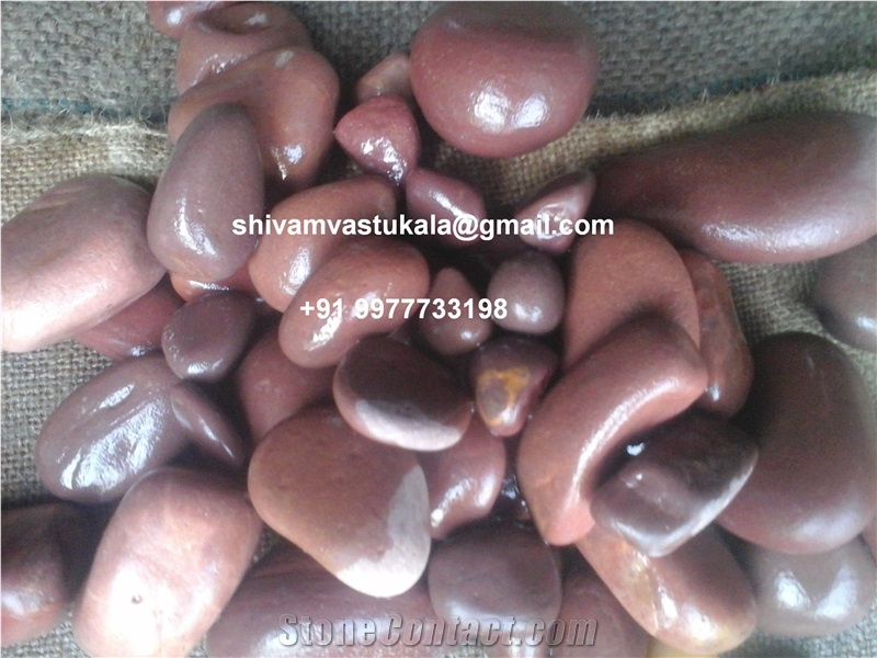 Red Pebble Stone, Pebble Stones Landscaping Stones