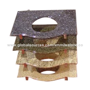 Nature Stone Vanity Top for Bathroom, with Beveled Edges and Sink Hole Cut-Out