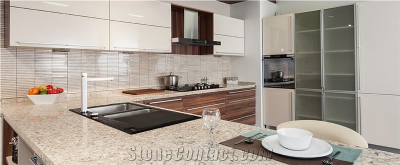 Quartz Stone Kitchen Countertops