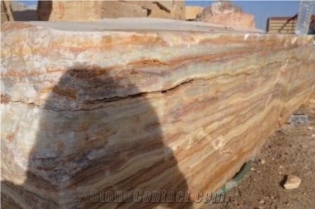 Multi Color Onyx Block, Wooden Onyx Block