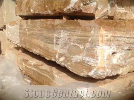 Multi Color Onyx Block, Wooden Onyx Block