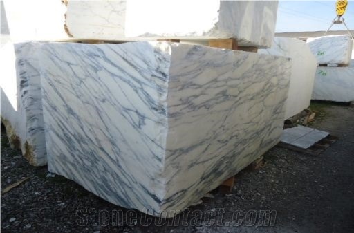 Arabescato Corchia Marble Blocks, Italy White Marble