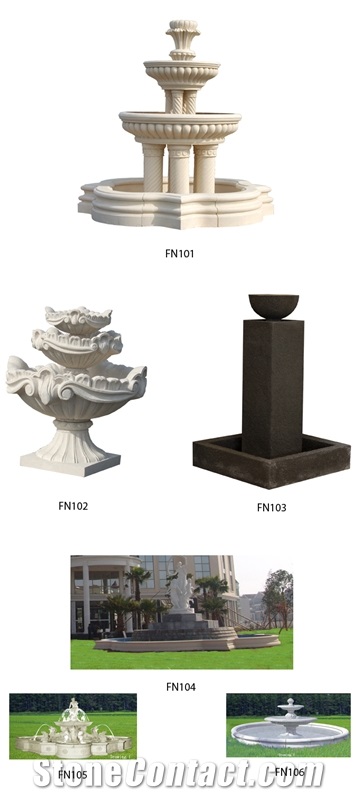 Stone Carved Fountain