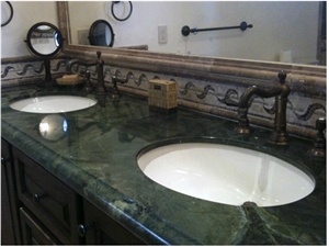 Tourmaline Green Quartzite Vanity Top