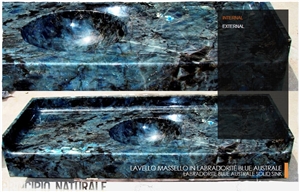 Labradorite Blue Australe Solid Sink