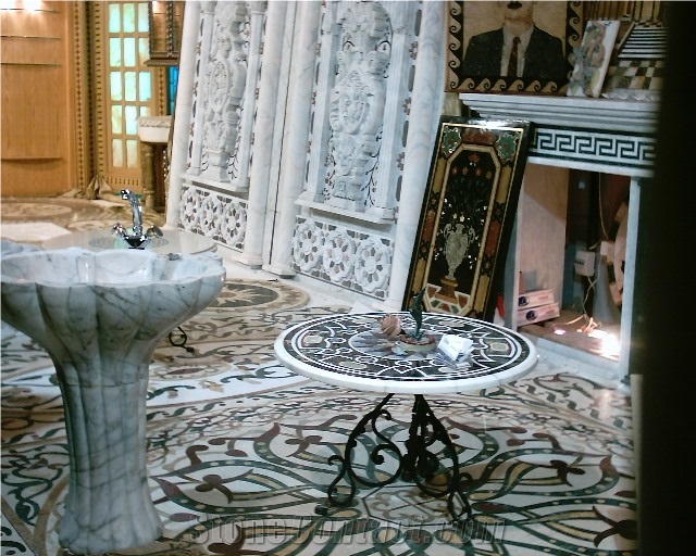 3 Dimentional Engraving, White Marble Engravings