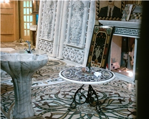 3 Dimentional Engraving, White Marble Engravings