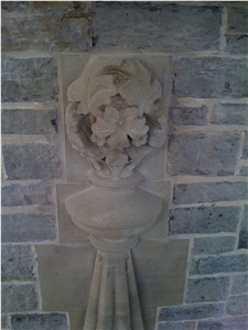 Stone Carving Ornaments, Stoke Ground Base Bed Bath Stone Beige Limestone Building & Walling