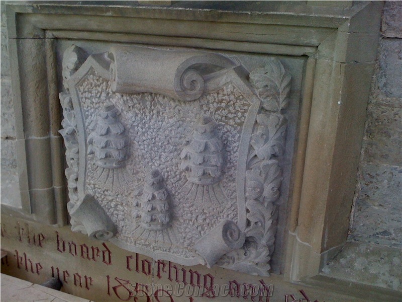 Stone Carving Ornaments, Stoke Ground Base Bed Bath Stone Beige Limestone Building & Walling