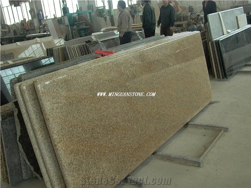G682 Yellow Granite Kitchen Countertops