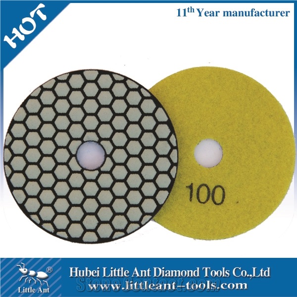 100mm/4" Diamond Dry Polishing Pad for Marble