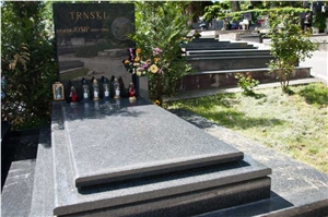 China Impala Black Granite Monument, Padang Dark Black Granite Monuments