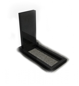 Black Gabbro, Karelia Black Granite Tombstones