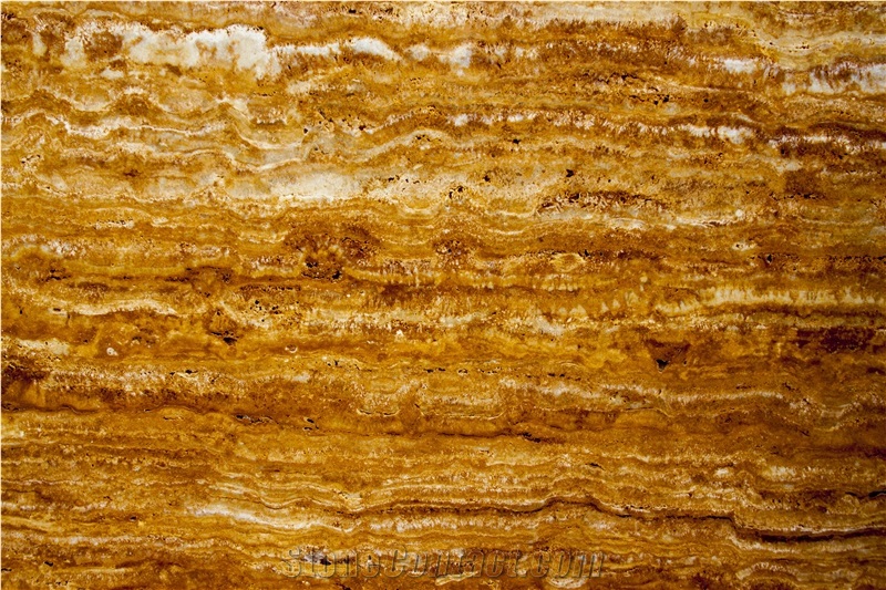 Golden Travertine(Yellow Travertine,Giallo Travertine,Amarillo Travertine) Block
