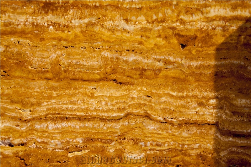 Yellow (Golden,Amarillo,Giallo) Travertine Blocks, Slabs, Tiles, Antea Yellow Travertine Block