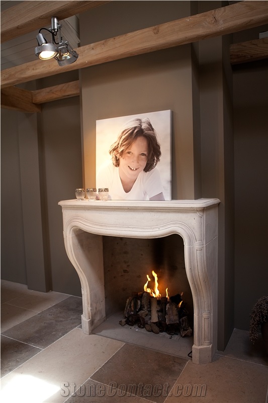 Dalles De Bourgogne Vieux De Manoir Floor Tiles, Bourgogne Grey Limestone Slabs & Tiles