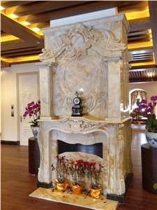 Sunshine Marble Fireplace