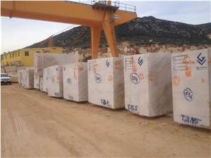 Beige Daino Marble Block, Italy Beige Marble
