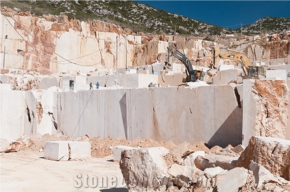Daino Reale Marble Blocks, Orosei Perlato Marble Blocks