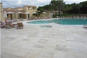 Orosei Light Veined, Orosei Venato Chiaro Pool Coping, Daino Venato Beige Marble Pool Coping