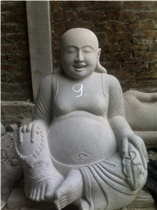 Budha, Stones Grey Basalt Sculpture & Statue