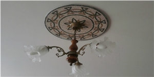 Travertine Mosaic Medallion