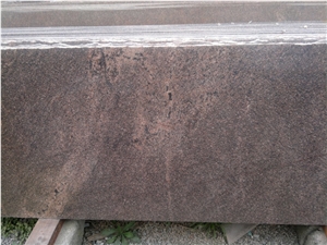 English Teak Granite Slabs & Tiles, India Brown Granite Polished Flooring Tiles, Walling Tiles