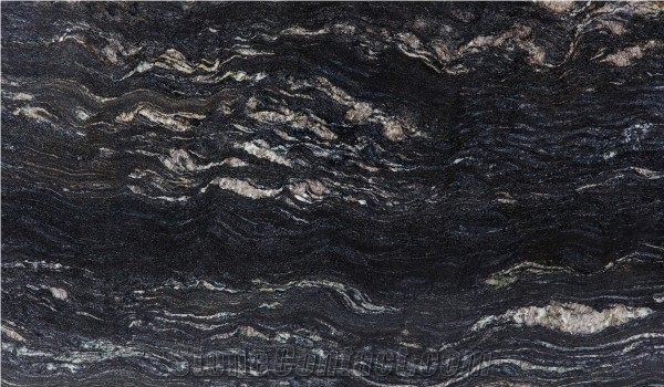 Black Cosmic Granite Slabs & Tiles, Brazil Black Granite