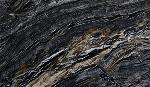 Silver Brown Wave Marble Slabs & Tiles