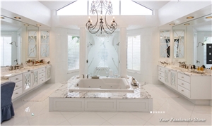 Statuary Marble Modern Bathroom Design