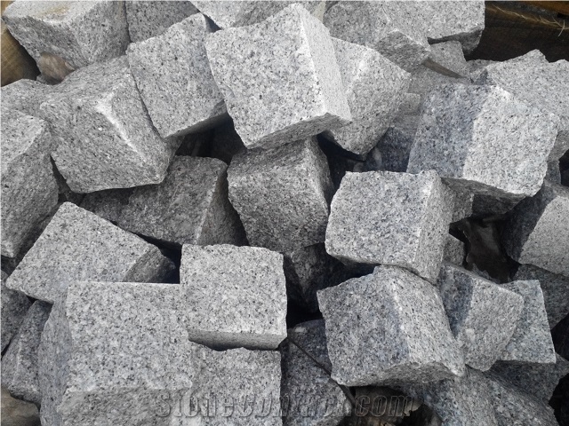 Azul Alpendurada Granite Cube Stone