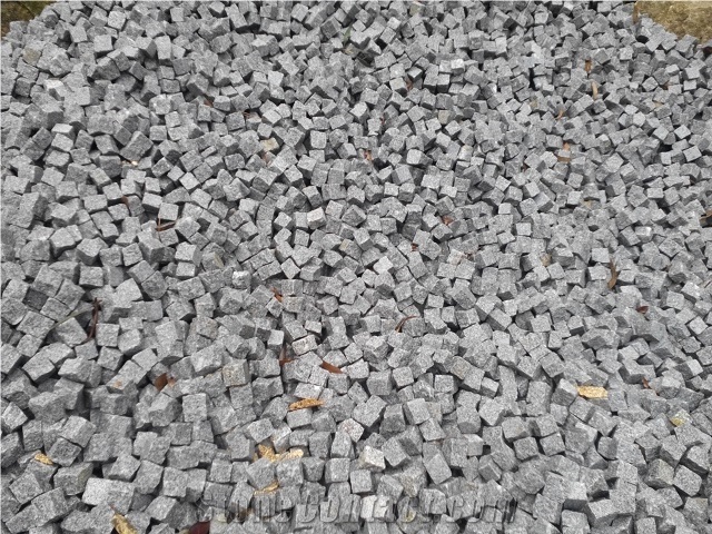 Azul Alpendurada Granite Cube Stone