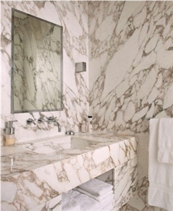 Arabescato Vagli Marble Bathroom Top