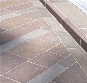 Porfido Rosso Kerbstone - Cordoli, Porfido Rosso Granite Kerbs