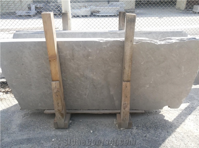 Nanovitsa Grey Bulgaria - Slabs Saple B Limestone Slabs & Tiles, Bulgaria Grey Limestone