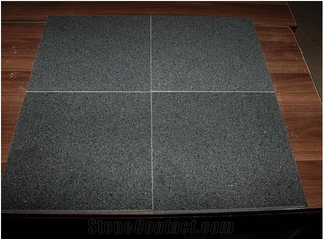 G654 Granite Slabs & Tiles, China Black Granite