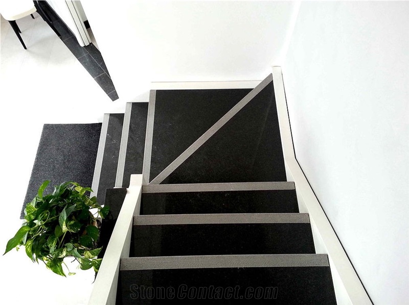 Impala Black Granite Stairs