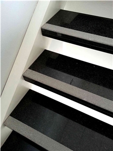 Impala Black Granite Stairs