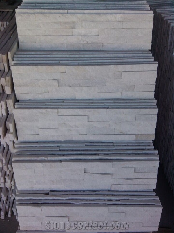 Natural White Quartz Cultured Stone,Stone Veneer