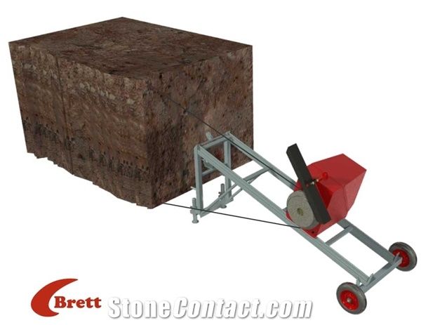H25ra Quarry Wire Saw Machine for Block Squaring