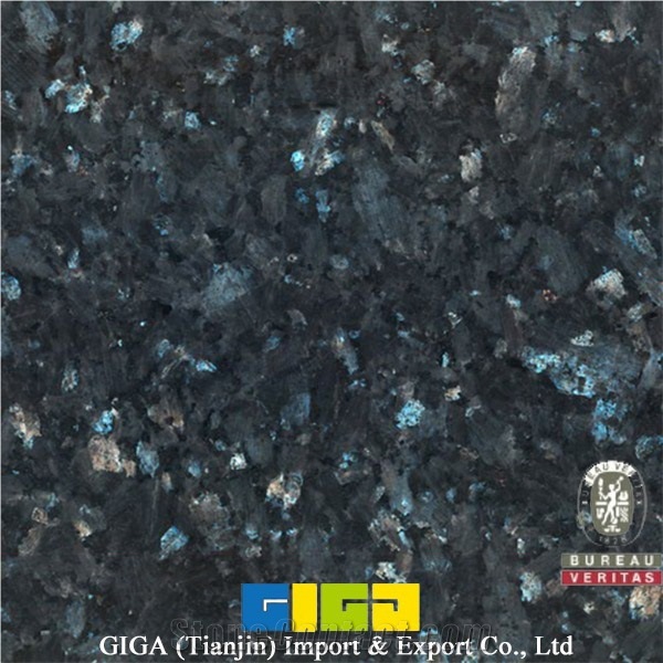 Blue Pearl-Scale Polished Slab Giga